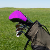 Lila rosa Abstraktes Muster Golf Headcover (In SItu)