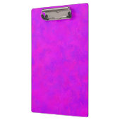 Lila rosa Abstraktes Muster Klemmbrett (Links)