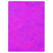 Lila rosa Abstraktes Muster Klemmbrett (Rückseite)