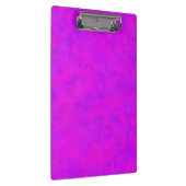 Lila rosa Abstraktes Muster Klemmbrett (Rechts)