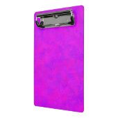 Lila rosa Abstraktes Muster Mini Klemmbrett (Gewinkelt2)