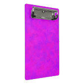 Lila rosa Abstraktes Muster Mini Klemmbrett (Schrägansicht)