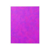 Lila rosa Abstraktes Muster Notizblock (Rotiert)
