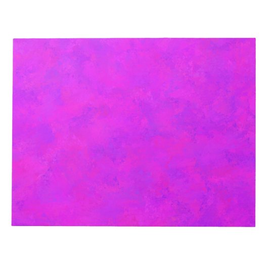 Lila rosa Abstraktes Muster Notizblock (Vorderseite)