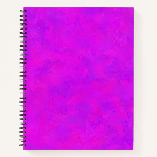 Lila rosa Abstraktes Muster Notizblock (Vorderseite)
