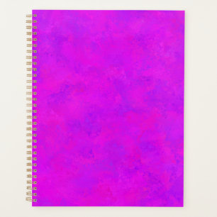 Lila Rosa abstraktes Muster Planer