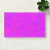 Lila rosa Abstraktes Muster Post-it Klebezettel (Büro)