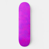 Lila rosa Abstraktes Muster Skateboard (Vorderseite)