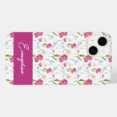 Lila Rosa Benutzername Wasserfarbe Wildblume Case-Mate iPhone Hülle (Rückseite (Horizontal))