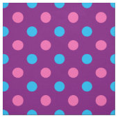 Lila Rosa Blau Punkte Muster Stoff (Muster)