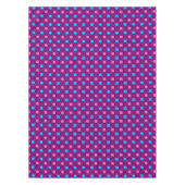 Lila Rosa Blau Punkte Muster Tischdecke (Vorderseite)