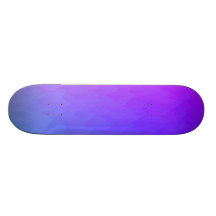 Lila, rosa, blaue Ombre Flammeskateboard-Plattform