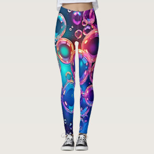 Lila Rosa Blubble Magie Leggings