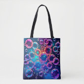 Lila Rosa Blubble Magie Tasche (Vorderseite)