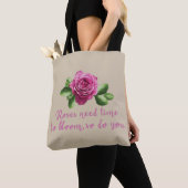 lila-rosa-blühende Rose Tasche (Von Nahem)