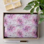 Lila rosa Blume Frühjahrsmuster Seidenpapier (Geschenk)