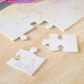 Lila rosa Blume Jigsaw Puzzle - Malerei (Seite)