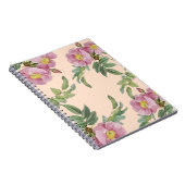 lila rosa Blume Notizblock (Rechte Seite)