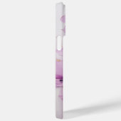 Lila rosa Blumenmohn Blume Abstrakt Case-Mate iPhone Hülle (Rückseite / Rechts)