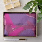 Lila rosa Blumenmuster Seidenpapier (Geschenk)