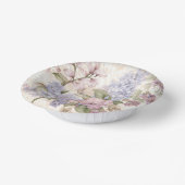 Lila Rosa Blumenpapier-Schale Pappteller (Gewinkelt)