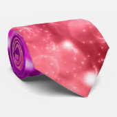 Lila/rosa Bokeh-Raummuster - Design-Krawatte Krawatte (Gerollt)