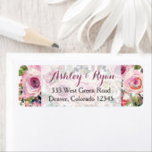 Lila Rosa-Chic-Rose Blumenbezug (Insitu)