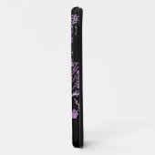 Lila rosa Doodle-Muster Case-Mate iPhone Hülle (Hinten/Links)