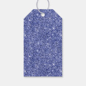 Lila rosa Einhorn Glitzer Sparkone Geschenkanhänger (Rückseite)