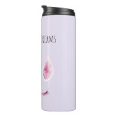 Lila Rosa Einhorn Thermosbecher (Nach rechts gedreht)