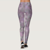 Lila rosa Einzigartiger Cooler Chic Leggings (Rückseite)