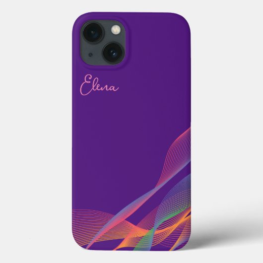 Lila rosa, farbenfroh Case-Mate iPhone hülle (Rückseite)