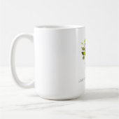 Lila rosa Farbflora Kaffeetasse (Links)