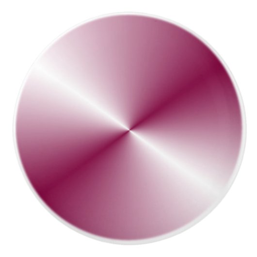 Lila rosa Farbvorlage Keramikknauf (Vorderseite)