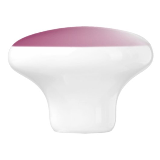 Lila rosa Farbvorlage Keramikknauf (Seitenansicht)