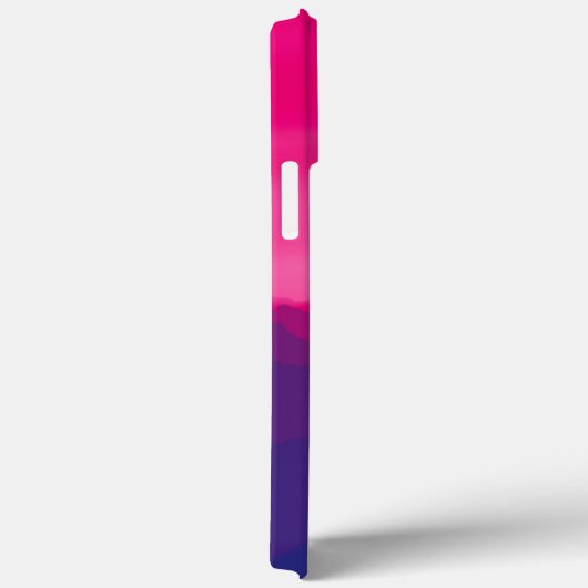 Lila Rosa Gebirgsgletscherung Case-Mate iPhone Hülle (Rückseite / Rechts)