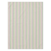 Lila rosa, gelb-grüne Streifen Tischdecke (Vorderseite)