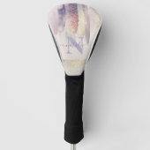 lila Rosa Glitzer Funkelname Golf Headcover (Vorderseite)