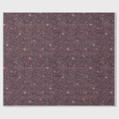 Lila rosa Glitzer Sparkle Moderne Weihnachten Geschenkpapier (Flach)