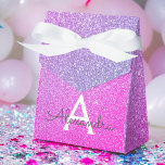 Lila rosa Glitzer und Sparklopfen Geschenkschachtel<br><div class="desc">Lila und rosa Ombre Imitate Glitzer und Sparkle Elegante Geschenkboxen. Diese Geschenkboxen kann auf Ihren Vor- und Erstnamen angepasst werden und macht einen großartigen Geburtstag,  Hochzeit,  Junggeselinnen-Abschied,  Brautparty oder Babydusche Geschenkboxen. Bitte kontaktieren Sie den Designer,  um passende Artikel zu erhalten.</div>