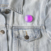 Lila Rosa-Gold-Glitzer-Tropfen - Ihr Text Button (Beispiel)