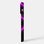 lila/rosa Herzklopfgehäuse iPhone Hülle (Linke Seite)