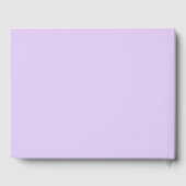 Lila rosa Hochzeit Gästebuch (Rückseite)