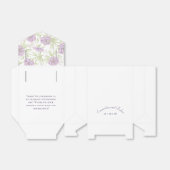 Lila rosa Hochzeit Geschenkschachtel (Ungefaltet)