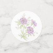Lila rosa Hochzeit Konfetti (Klein Vorderseite)