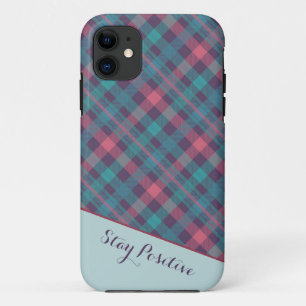 Lila-rosa kariert iPhone-Gehäuse Case-Mate iPhone Hülle