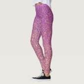 Lila rosa Leggings Sparkasse Look (Links)