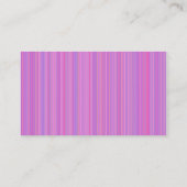 Lila rosa Linien Visitenkarte (Rückseite)