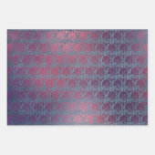 Lila rosa Metallisches Kunstmuseum Geschenkpapier Set (Vorderseite 2)