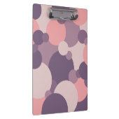 Lila-rosa Moleküle Zwischenablage Klemmbrett (Rechts)